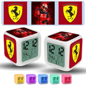Świecący budzik - Ferrari