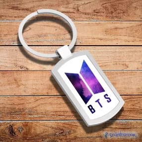 Metalowy brelok z logo BTS Galaxy
