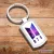 Metalowy brelok z logo BTS Galaxy
