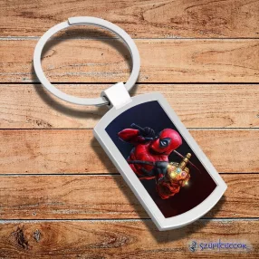 Metalowy brelok Deadpool - FCK!