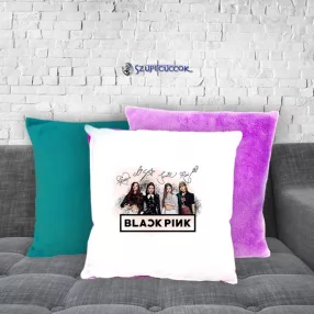   Blackpink splash pluszowa poszewka na poduszkę (w wielu kolorach)