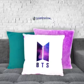   BTS Galaxy logo pluszowa poszewka na poduszkę (w wielu kolorach)