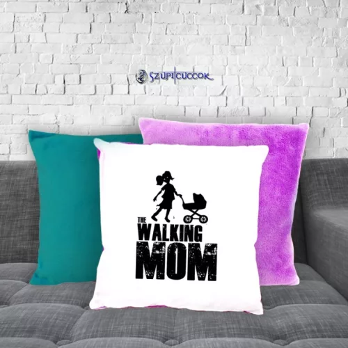The walking mom pluszowa poszewka na poduszkę (w wielu kolorach)