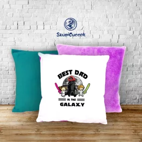   Best Dad in the Galaxy pluszowa poszewka na poduszkę (w wielu kolorach)