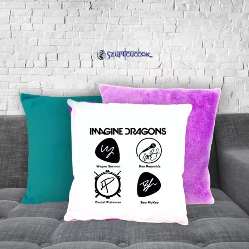 Imagine Dragons pluszowa poszewka na poduszkę (w wielu kolorach)