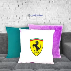 Ferrari pluszowa poszewka na poduszkę (w wielu kolorach)