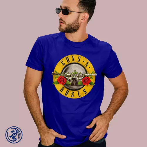 Guns N' Roses - logo, koszulka męska