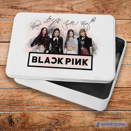 Blackpink splash metalowe pudełko śniadaniowe (pudełko do przechowywania)