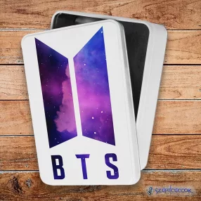   BTS Galaxy logo metalowe pudełko śniadaniowe (pudełko do przechowywania)