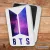 BTS Galaxy logo metalowe pudełko śniadaniowe (pudełko do przechowywania)