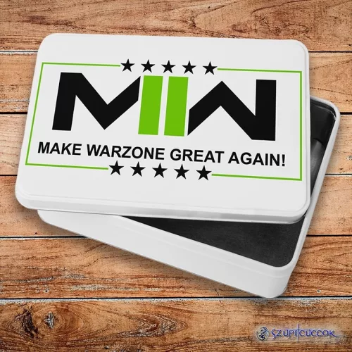 Call of Duty – MW2 – Make Warzone Great Again metalowe pudełko śniadaniowe (pudełko do przechowywania)