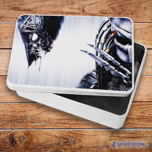 Alien VS Predator metalowe pudełko śniadaniowe (pudełko do przechowywania)