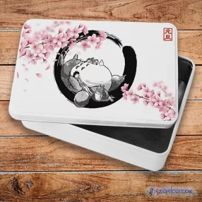   Totoro metalowe pudełko śniadaniowe (pudełko do przechowywania)