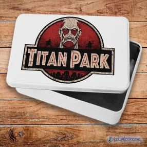  Titan Park metalowe pudełko śniadaniowe (pudełko do przechowywania)