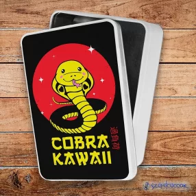   Cobra Kawaii metalowe pudełko śniadaniowe (pudełko do przechowywania)