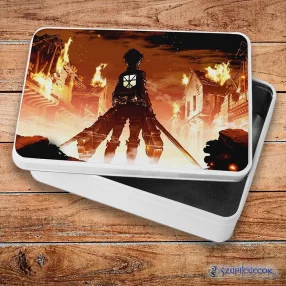   Attack on Titan – Eren metalowe pudełko śniadaniowe (pudełko do przechowywania)