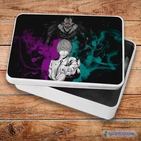   Death Note – Kira i Ryuk metalowe pudełko śniadaniowe (pudełko do przechowywania)