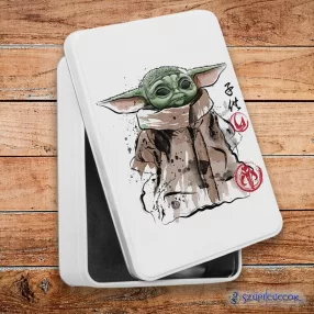   The Mandalorian Grogu metalowe pudełko śniadaniowe (pudełko do przechowywania)