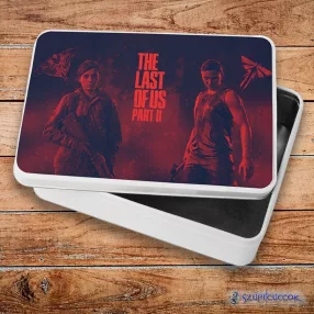  The Last of Us Ellie i Abby metalowe pudełko śniadaniowe (pudełko do przechowywania)