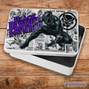   Black Panther metalowe pudełko śniadaniowe (pudełko do przechowywania)