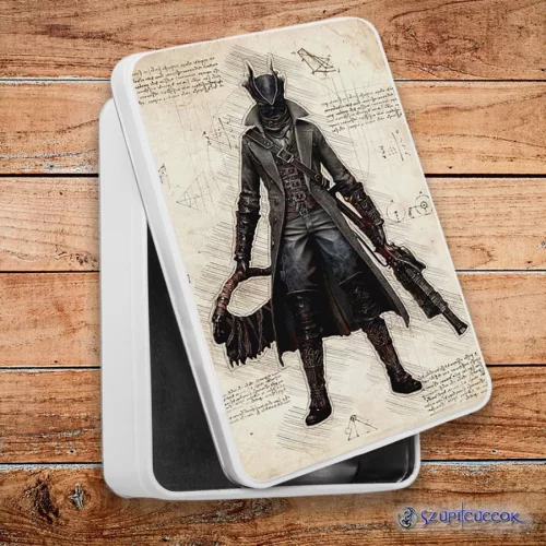 Bloodborne hunter metalowe pudełko śniadaniowe (pudełko do przechowywania)