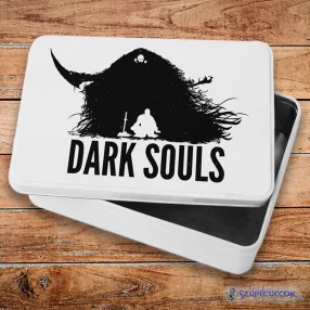   Dark Souls Bonfire silueta metalowe pudełko śniadaniowe (pudełko do przechowywania)