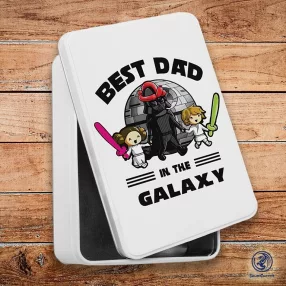   Best Dad in the Galaxy pudełko śniadaniowe (pudełko do przechowywania)
