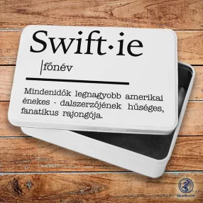   Taylor Swift – Swiftie rzeczownik metalowe pudełko śniadaniowe (pudełko do przechowywania)