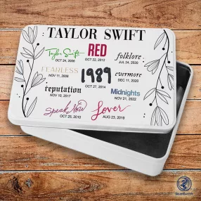   Taylor Swift Album's metalowe pudełko śniadaniowe (pudełko do przechowywania)