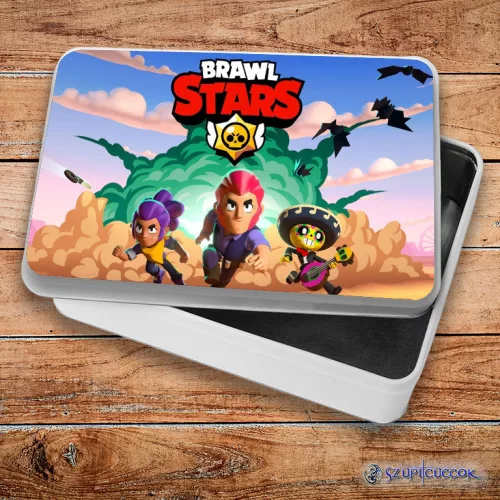 Brawl Stars metalowe pudełko śniadaniowe (pudełko do przechowywania)